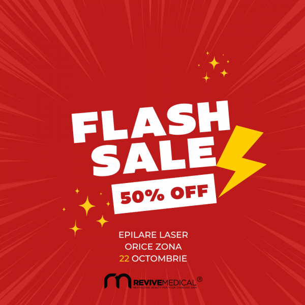 50% reducere epilare laser