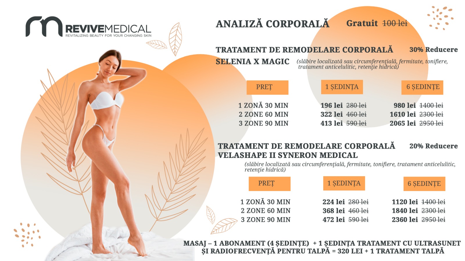Oferte Revive Medical tratamente corporale